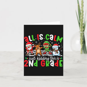 Cartão Tudo Está Calmo Só Brincando Isto É Natal Da 2ª Sé