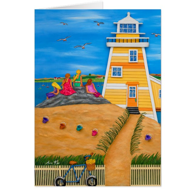 Cartão Tudo foi iluminado (Frente)