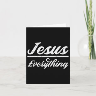 Cartão Tudo Jesus Deus Cristão Católico Religião F