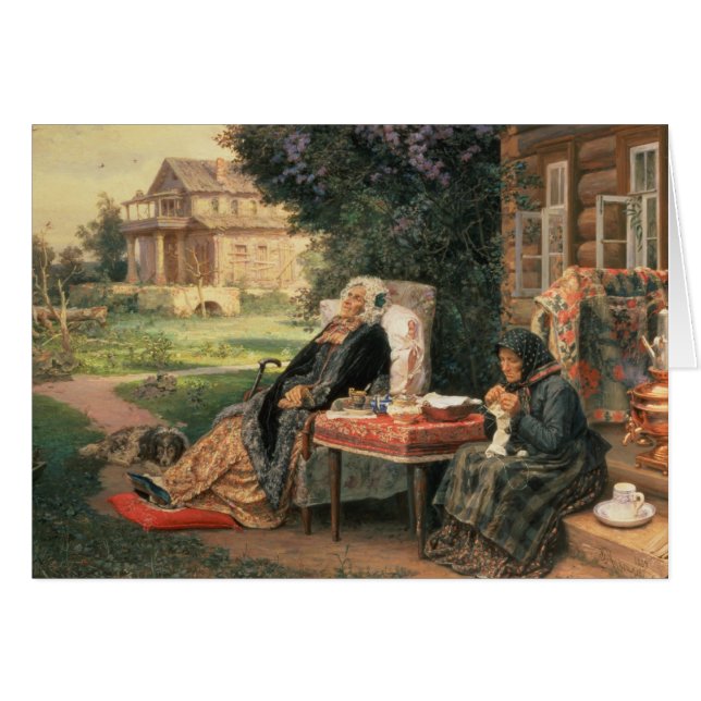 Cartão Tudo no passado, 1889 (Frente Horizontal)