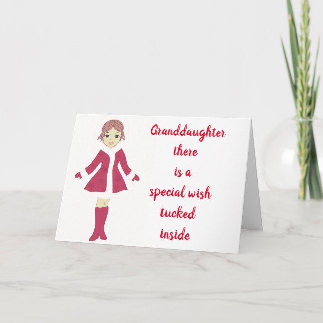 CARTÃO TUDO O QUE FAZ VOCÊ FELIZ **GRANDAUGHTER** (Frente)