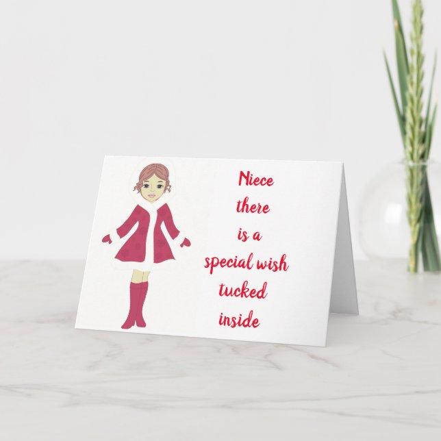 CARTÃO TUDO O QUE O FAZ FELIZ **NIECE** (Frente)