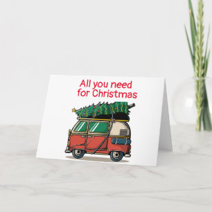 CARTÃO TUDO O QUE VOCÊ PRECISA PARA O NATAL É UMA CASA DE
