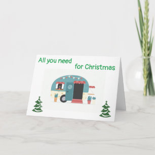 CARTÃO TUDO O QUE VOCÊ PRECISA PARA O NATAL É UMA CASA DE