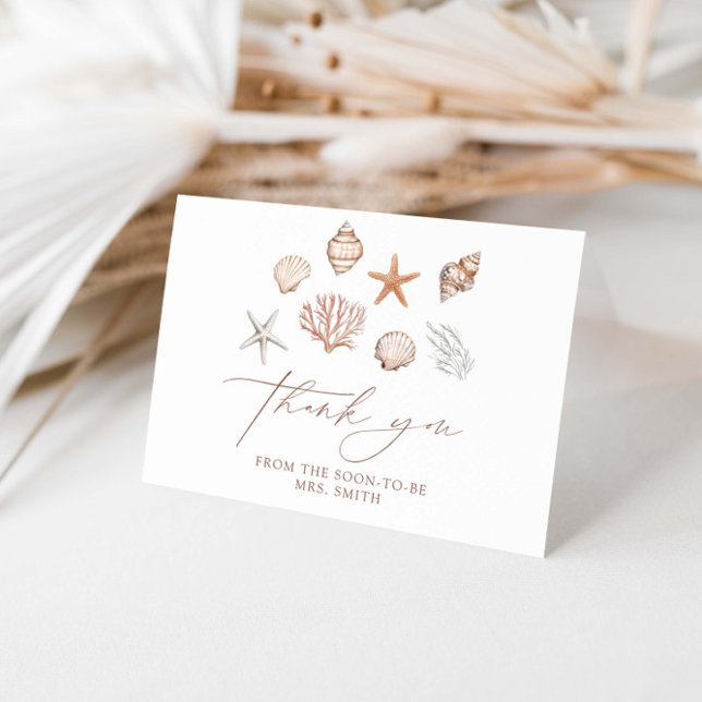 Cartão Tudo Que Eu Mar É Chá de panela Costeiro De Amor (Criador carregado)