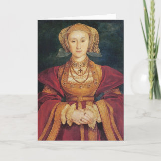 Cartão Tudors - Anne of Cleves Greeting Card