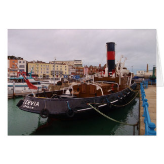 Cartão Tug Cervia a vapor