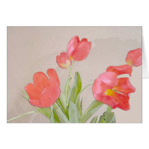 Cartão Tulip de inverno