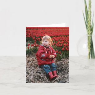 Cartão Tulip Field notecards