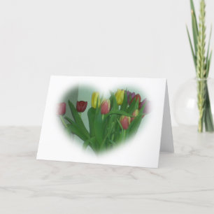 Cartão Tulip Heart