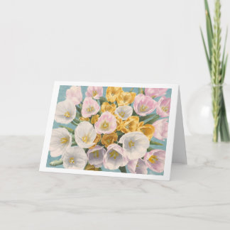 Cartão Tulip Tantrum greeting card