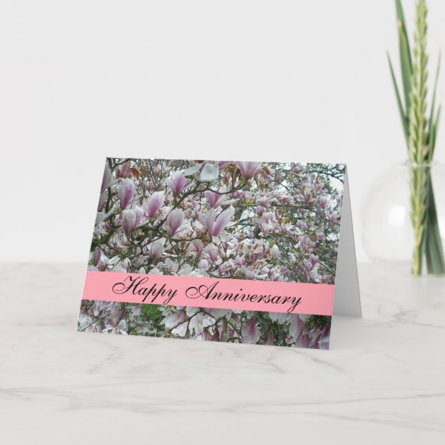 Cartão Tulip Tree Blooms (Frente)