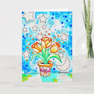Cartão Tulipa