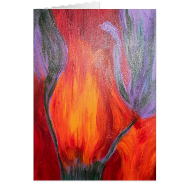 Cartão tulipa (Frente)