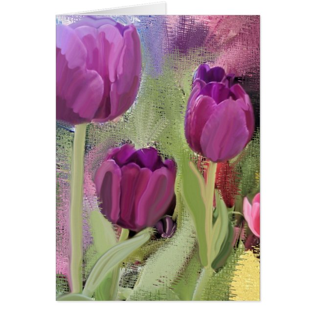 Cartão Tulipas (Frente)