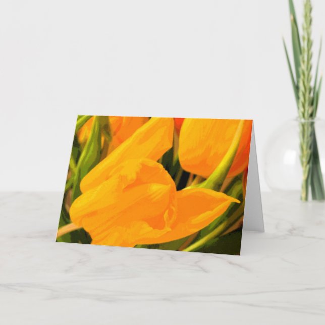 Cartão Tulipas (Frente)