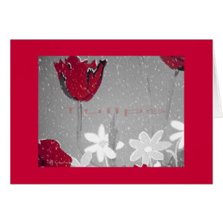 Cartão "Tulipas "