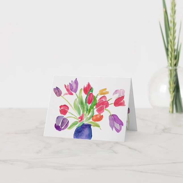 Cartão Tulipas (Frente)