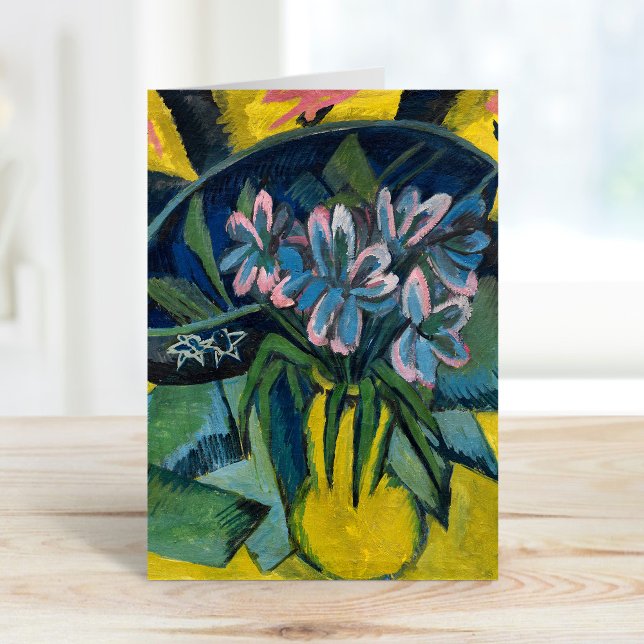 Cartão Tulipas com fio | Ernst Ludwig Kirchner (Criador carregado)