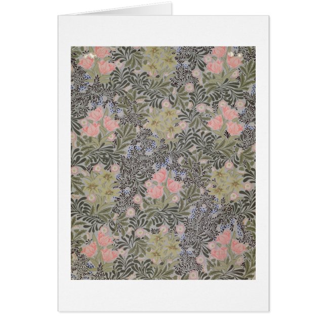 Cartão Tulipas, margaridas e madressilva (Frente)