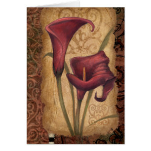 Cartão Tulipas vermelhas mim