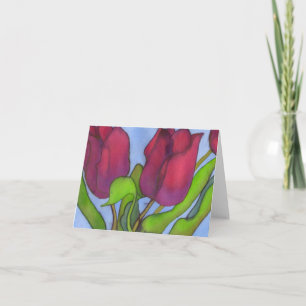 Cartão Tulips Notecard