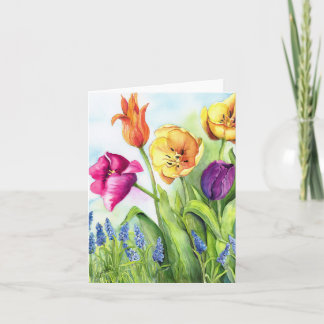 Cartão Tulips notecards