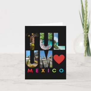 Cartão Tulum México 2022 Férias Praia Família Corresponde