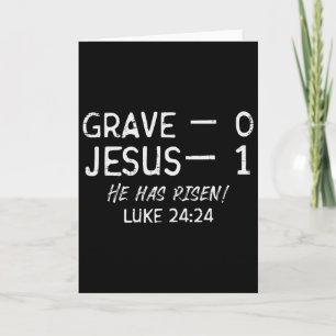 Cartão Tumba 0 Jesus 1 Ele Ressuscitou Jesus Religioso Pá