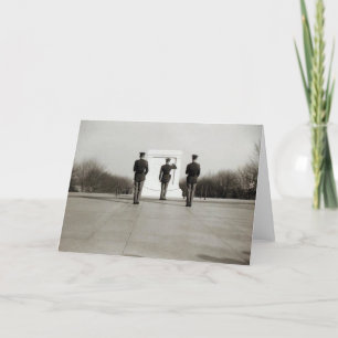 Cartão Tumba do soldado desconhecido em 1954