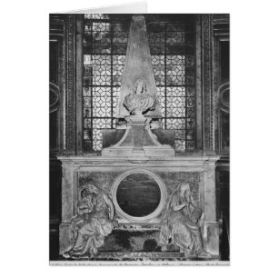 Cartão Túmulo de Charles Le Brun e sua esposa