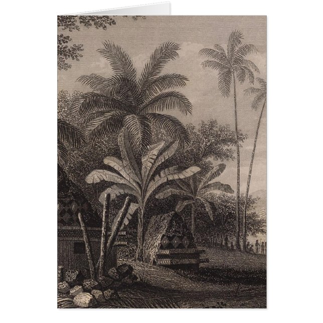 Cartão Túmulos, Muthuata, Fiji (Frente)