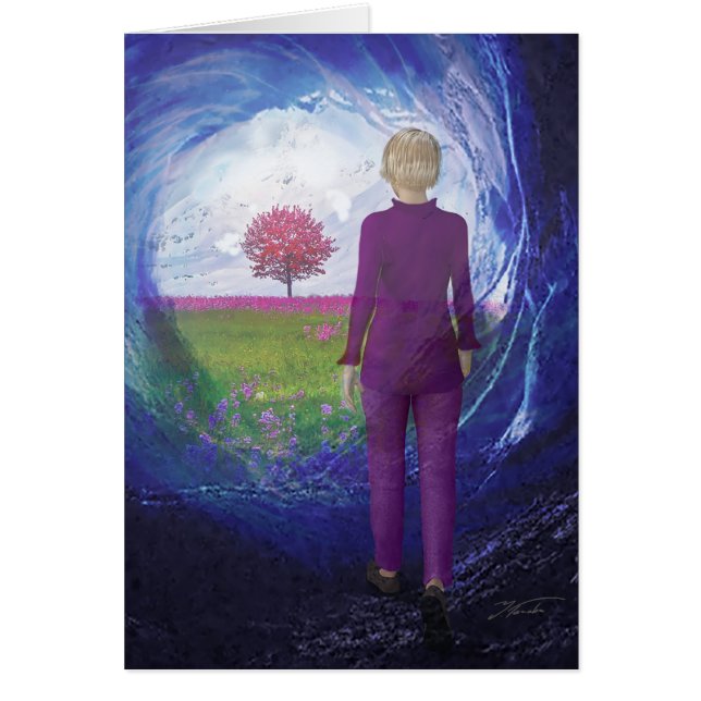 Cartão Túnel à vida eterna (Frente)