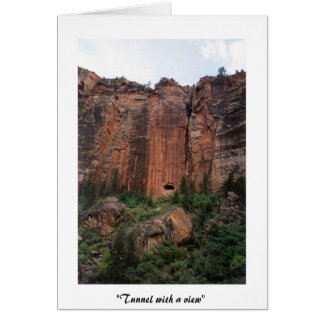 Cartão Túnel com vista