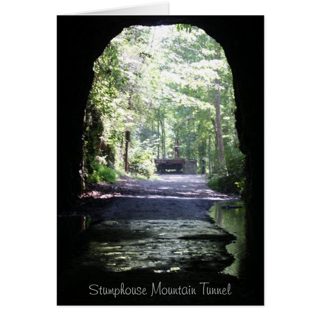 Cartão Túnel da Montanha Stumphouse (Frente)