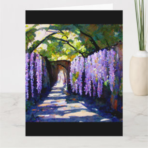 Cartão Túnel de Wisteria