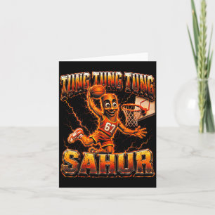 Cartão Tung tung tung sahur 67 jogador basquete italiano