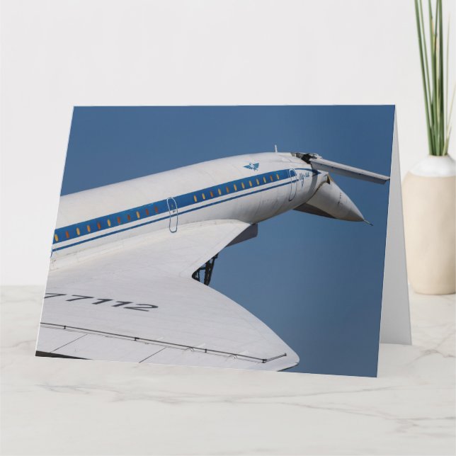 Cartão Tupolev TU-144 (Frente)