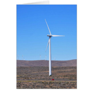 Cartão Turbina Eólica na AW Oriental