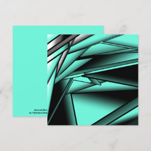 Cartão Turim Branco Negro Ombre Abstrato Arte Moderna