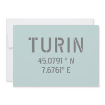 Turim Itália Latitude e coordenadas de longitude