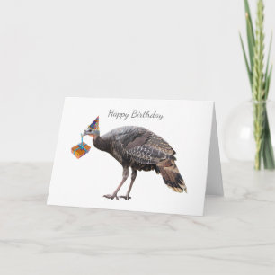 Cartão Turkey Birthday Card