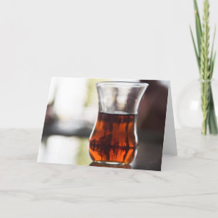 Cartão Turkish Tea for One