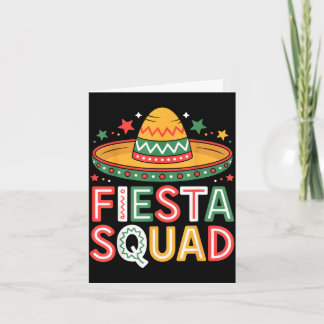 Cartão Turma da festa, amantes de festa, vibe mexicana ci