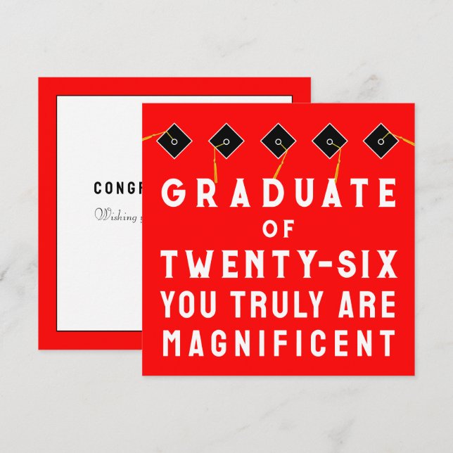 Cartão Turma de Formatura Criativa 2026 (Frente/Verso)