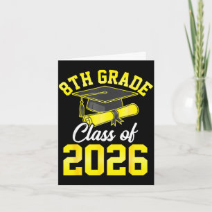 Cartão turma de graduados da 8ª série de 2026