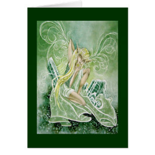 Cartão Turmalina do país das fadas do primavera