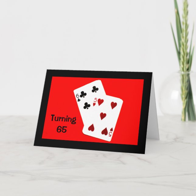 Cartão Turning 65 Is A Big Deal! Birthday Card (Frente)