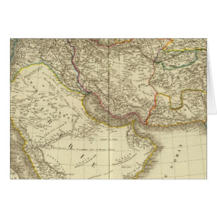 Cartão Turquia asiática, Pérsia, Arábia Saudita, Cabul