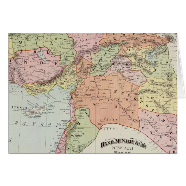 Cartão Turquia na Ásia 6 (Frente Horizontal)